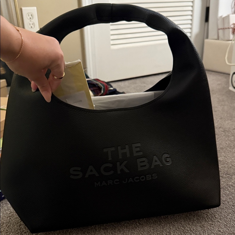 Marc Jacobs Elegant Black Sack Bag